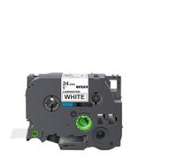 TBXwsofl 1Pcs 24mm Label Tape Compatible With Printer Supplies 251 151 451 551 651 751 851 354 355(Black on Silver)