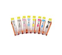 TBXwsofl 1SET EMPTY Refillable Empty Ink Cartridge Set Compatible With Pro100 And CLI-42 Series Printers With Permanent Chip