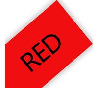 TBXwsofl 20pcs TZe231 12mm Label Tape Compatible With Printer Supplies For Part Number TZe231 TZ231 TZ 12mm Laminated Black On White For Labeller(Black on Red)