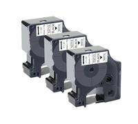 TBXwsofl 24mm Black On White Label Tape 53713 Compatible With D1 Tape 53713 Printer Supplies For Part Number 53713 Compatible With LabelManager 450 500TS(3PK Black on White)