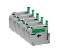 TBXwsofl 5pcs 12mm MK Label Tape MK231 MK-231 MK-131 431 631 Compatible With Printer Supplies Works With PT-70 PT-80(5PK Black on Green)