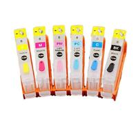 TBXwsofl 6 Colors Refillable Ink Cartridges CLI-8 Compatible With IP6600D IP6700D Printer