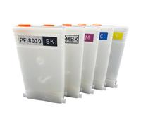 TBXwsofl 80ml EMPTY PFI030 PFI-030 Refillable Ink Cartridge No Chip Compatible With ImagePROGRAF TM-240 TM-340 TA-20 TA-30 Printers