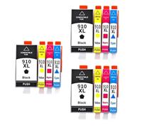 TBXwsofl 910 910XL Compatible Ink Cartridge 4-pack Compatible With Printer Supplies Officejet Pro 8010 8020 8025 8028 8022 8024 8026 8012 8018 8031 8033 8034 8035(3 SET)
