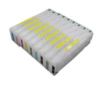 TBXwsofl 9pcs 700ml EMPTY Refillable Ink Cartridge Compatible With Pro9890 Pro7890 Pro 7890 9890 7890 9908 Printers Includes Chip T636 T6361