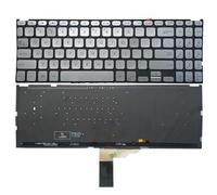 TBXwsofl Compatible Laptop Keyboard For FL8700 Y5200F Y5000F Y5200FB V5000 V5000D V5000F X509 M509 X509FA X509FB X509JA X509MA X509UA X509UB Models(SILVER WITH BACKLIT)