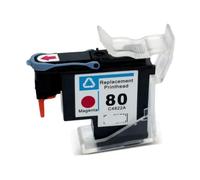 TBXwsofl Compatible Print Head For Designjet Printer Works With C4820A C4821A C4822A C4823A User Ins 80 1050 Cm 1055cm 1050c Plus BK C M Y(1PC - Magenta)