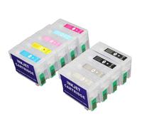 TBXwsofl EMPTY Refillable Cartridges With Auto Reset Chips T7601 For P600 Compatible Inkjet Printers Rechargeable Ink Cartridges