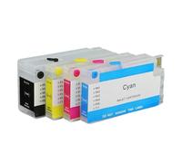 TBXwsofl Empty Refillable Ink Cartridge With ARC Chip Compatible With 950 951 950XL 951XL For Officejet 8100 8600 8610 8620 8640 8660 251dw 276dw Printers(1SET(KCMY))