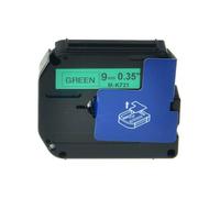 TBXwsofl Label Tape M-K231 MK231 M231 12mm Black On White Compatible With Printer Models Label Printer Models(Black on Green)