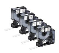 TBXwsofl Polyester Tapes Compatible With 18482 12mm Black On White Labels For ILP 219 4200 Label Printer(4PK Black on White)
