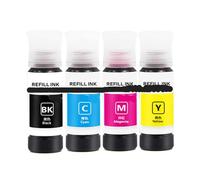 TBXwsofl Replacement Dye Ink Bottle Refill 522 T522 Compatible With 522 ET2400 ET2700 ET2720 ET2750 ET2800 ET2803 ET3700 ET3750 ET4700 ET4750 Printers(1SET(70ml))