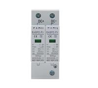 TBZOQAID 2P Power Surge Protector SPD Arrester Low Voltage House Surge Voltage Protector DC 12V 24V 48V 500V 800V 1000V 40KA(Dc24v 30-60ka)