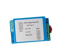 TBZOQAID Output 0-10V AC Voltage Transmitter 0-100V 0-220V 0-380V 0-500V Three-Phase 3-Wire AC Voltage Sensor DC24V(Input 0-150v)