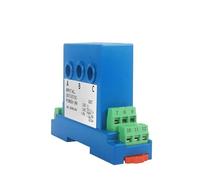 TBZOQAID Output 3 X 0-10V Three-Phase AC Current Sensor Transmitter AC0-1A 0-5A 0-10A 0-20A 0-30A Current Transmitter DC24V(Input Ac 0-1a)
