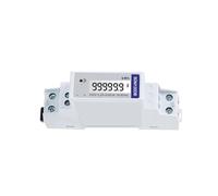 TBZOQAID SDM120DB 5 A 220/230V Single Phase DIN Rail Energy Meter Pulse Output Standard 17.5mm White Backlight