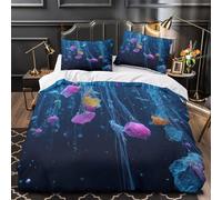 TBZXEEWOE Ocean Plastic Pollution Duvet Cover 3D Design Printed Hotel Quality 3PCs Bedding Set Zipper Comforter Cover Durable All Season for Adults Kids Teens Youth Women Girls Boys Single（140x200cm）