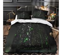 TBZXEEWOE Space Cube Structure Comforter Cover 3D Print Wrinkle-Resistant 3PCs Bed Linen Hidden Zipper Duvet Cover Extra Soft All Season for Teens Youth Adults Women Kids Boys Single（135x200cm）