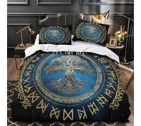 TBZXEEWOE Tree of Life Comforter Cover 3D Print Wrinkle-Resistant 3-Piece Bed Set Hidden Zipper Quilt Cover Premium Machine Washable for Adults Women Kids Girls Boys Youth King（220x240cm）