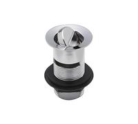 TC Bathroom Basin Waste Swivel Flip Plug Slotted Tail 1 1/4" 32mm