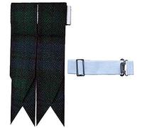 TC Black Watch Tartan Scottish Flash Kilt Hose/Sock Flashes