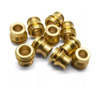 TC Compression Radiator Valves Brass Inset Reducer 15mm to 8mm - Pack of 10