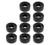 TC Double Lip Rubber Oil Seal 12x26x7mm| BLACKs NITRILEs Seals for Rotating Shafts| Dust and Oil Protection| For Easy Installation for Machinery Pumps Engines (1 or(10pcs)