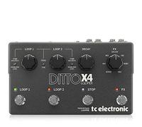 Tc Electronic Ditto X 4 Looper Simple And Intuitive Dual-Track Guitar Pedal With Powerful Loop Effects, Compatible Pc Mac