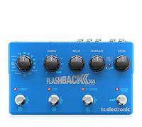 TC Electronic FLASHBACK 2 X4 DELAY Flagship Delay Pedal Expanded with 3 MASH Switches, New Crystal, Analog and Tape Delays and 6 Delay Presets, Compatible with PC and Mac