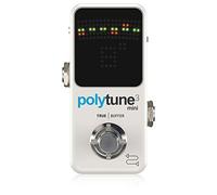 TC Electronic POLYTUNE 3 MINI Tiny Polyphonic Tuner with Multiple Tuning Modes and Built-In BONAFIDE BUFFER