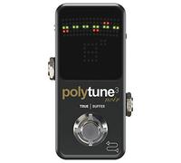 TC Electronic PolyTune 3 Noir Mini Tuner Pedal with Polyphonic Tuning, Built-In Buffer, and Bright LED Display