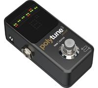 TC Electronic PolyTune 3 Noir Mini Tuner Pedal with Polyphonic Tuning, Built-In Buffer, and Bright LED Display