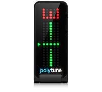 TC Electronic POLYTUNE CLIP Clip-On Tuner with Polyphonic, Strobe and Chromatic Modes and 108 LED Matrix Display for Ultimate Tuning Performance