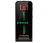 TC Electronic UNITUNE CLIP NOIR Headline Black Clip-On Tuner with Strobe and Chromatic Modes and 108 LED Matrix Display for Uncompromised Tuning Quality