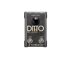 TC Helicon DITTO MIC LOOPER Easy to Use Two-Button Looper Pedal for Vocals and Acoustic Instruments