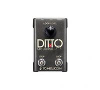 TC Helicon DITTO MIC LOOPER Two-Button Looper Pedal for Vocals, Acoust