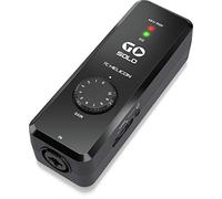TC Helicon GO SOLO HD Audio/MIDI Interface for Mobile Devices | Connect directly to iOS, Android, Mac and PC using included USB or MFi Lightning Cables | Black