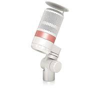 TC Helicon GoXLR MIC-WH Dynamic Broadcast Microphone with Integrated Pop Filter | Professional Dynamic XLR Microphone | White