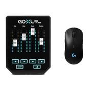TC Helicon GoXLR MINI Online Broadcast Mixer with USB/Audio Interface and Midas Preamp & Logitech G PRO Wireless Gaming Mouse, HERO 25K Sensor, 25,600 DPI, RGB, Ultra Lightweight