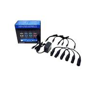 TC Helicon SINGLES CONNECT KIT Audio & Pedalboard Power Supply Kit With 12V AC Adapter, Guitar Pedal Power Supply System Includes 3 DC Daisy Chain Power Supply Plugs & 3 Short Guitar Pedal Cable