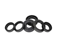 TC Nitrile Rubber NBR Grooved Lip Spring Gasket Ring Skeleton Oil Seal - 15 Pieces, 20 * 50 * 10mm, Durable and Leak-Proof(12x24x4)