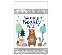 Amscan 572164 - Baby Shower Bear-ly Wait Party Paper Table Cover - 1.3m x 2.6m