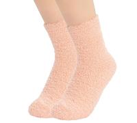 TC The Cheers Snuggle Socks - Extremely Cozy Terry Fluffy Winter Socks (Pink)