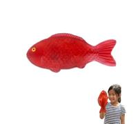 TC TOYS - Large Stretchy Sticky Fish - 17cm Ultra-Grip Squishy Fidget Toy - Super Gooey Sensory Stress Toy for Kids Party Bags, Pranks & Pocket Money Gifts - Single Pack, Assorted Colours