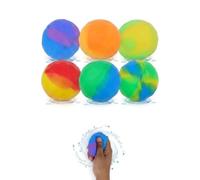 TC Toys - Reusable Water Balloons for Kids - 6 Pack Quick Fill Self Sealing Silicone Water Bombs - Eco-Friendly Refillable Splash Balls for Swimming Pool, Beach & Outdoor Garden Games