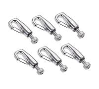 TC-Vigor 6pc 7.5mm Picture Hanging Wire Hook, Open Adjustable Copper Hanging Hooks Electroplated Picture Display Hooks for Home Gallery Picture Display Kit