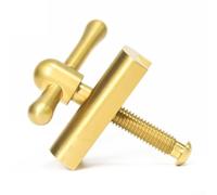 TC4 Foldable C Buckle for Brompton Folding Bike - Lightweight Bicycle Fastener with Secure Anti-Loosening Screw, 64 x 8mm, CNC Precision Machined(Golden)