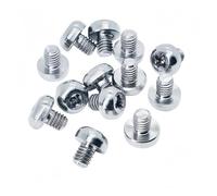 TC4 Titanium alloy Round head screws,M1.6/M2/M2.5/M3/M4/M5,Length4/5/6/8/10/12/14/16/18/20/22/25mm.(M4x20mm,2 Pieces)