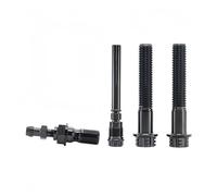 TC4 Titanium Brake Caliper Bolt Set for Motorcycle Modification | 4Pcs TC4 Titanium Screws Set, for Motorcycle Brake Caliper Refit Assembly(Black)