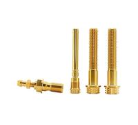 TC4 Titanium Brake Caliper Bolt Set for Motorcycle Modification | 4Pcs TC4 Titanium Screws Set, for Motorcycle Brake Caliper Refit Assembly(Titanium Gold)